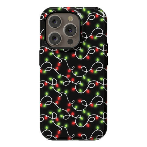 Christmas Lights Pattern Phone Case